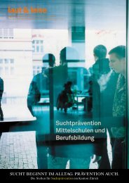 SuchtprÃƒÂ¤vention Mittelschulen und Berufsbildung