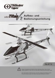 Aufbau- und Bedienungsanleitung - Speedmodels