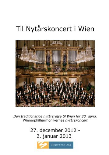 Til Nytårskoncert i Wien - Mangaard Travel Group