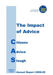 annual report - Citizens Advice