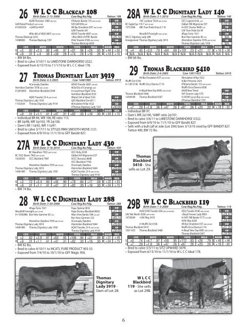 Ward Land & Cattle Co. - Angus Journal