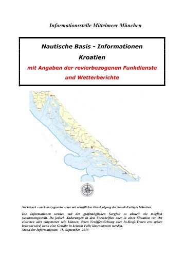 Nautische Basisinformationen Kroatien - Yachtrevue