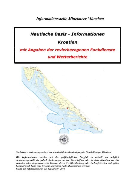 Nautische Basisinformationen Kroatien - Yachtrevue