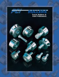 Unsealed Crowned-Yoke Type 2.750 Smith Bearing YR-2 3/4-C Cam Follower Needle Roller Bearing Unsealed Crowned-Yoke Type 2.750 Smith Bearing YR-2 3/4-C Cam Follower Needle Roller Bearing