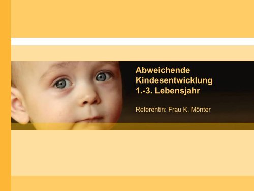 Kindesentwicklung 1.-3. Lebensjahr - Kinderzentrum Mecklenburg