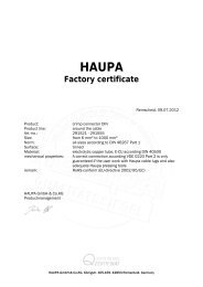 Crimp connector part 1 - Haupa