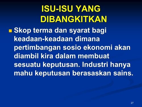 status pelaksanaan dasar kepelbagaian biologi kebangsaan - NRE