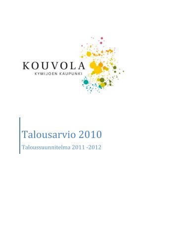 Talousarvio 2010 - Kouvola