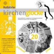 kirchenglocke - Evangelische Kirchengemeinde Roßdorf