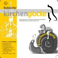 kirchenglocke - Evangelische Kirchengemeinde Roßdorf