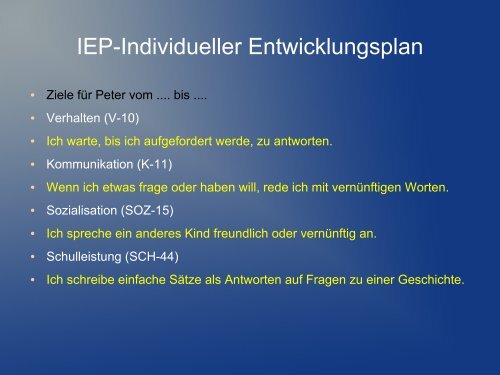 2. Prävention durch Unterrichtsfluss - Kinderzentrum Mecklenburg