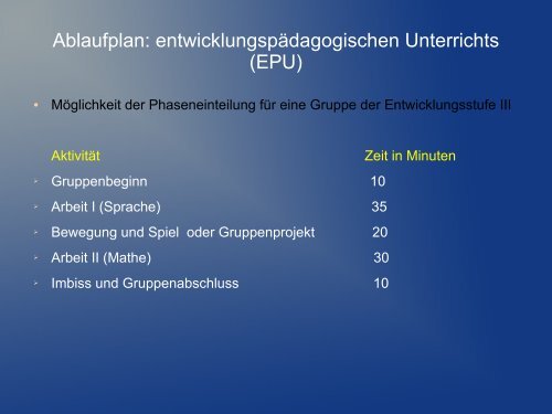 2. Prävention durch Unterrichtsfluss - Kinderzentrum Mecklenburg