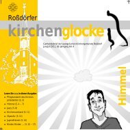 kirchenglocke - Evangelische Kirchengemeinde Roßdorf