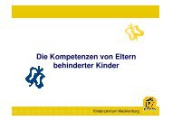 Die Kompetenzen von Eltern behinderter Kinder - Kinderzentrum ...