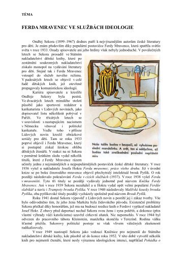Texty ke staÅ¾enÃ­ (PDF) - Ãstav pro studium totalitnÃ­ch reÅ¾imÅ¯
