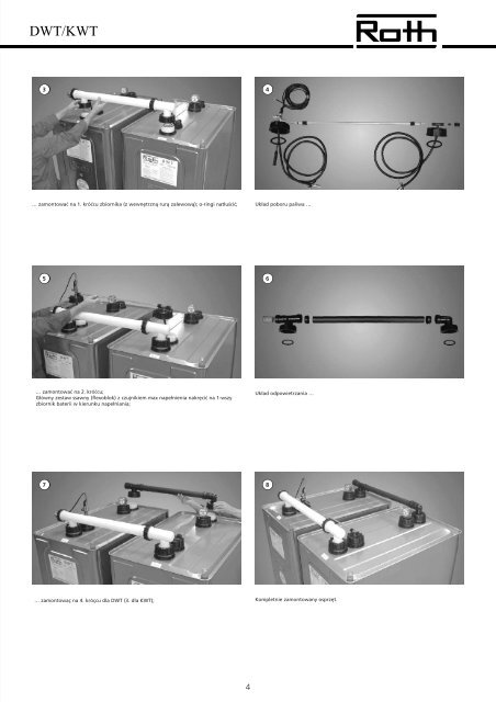 Zbiorniki na olej opaÅowy DWT i KWT 1500 l - instrukcja ... - Roth