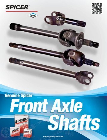 Genuine Spicer Front Axle Shafts - The Expert