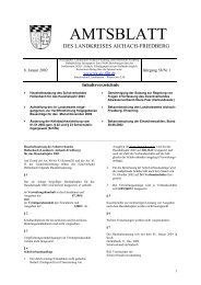 AMTSBLATT - Landkreis Aichach-Friedberg