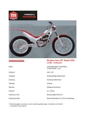 Technische Daten Montesa Cota 4 RT Modell ... - Kivo Trialcenter