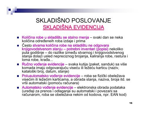 PREDAVANJA V DEO SkladiÄ±no poslovanje [Compatibility Mode]