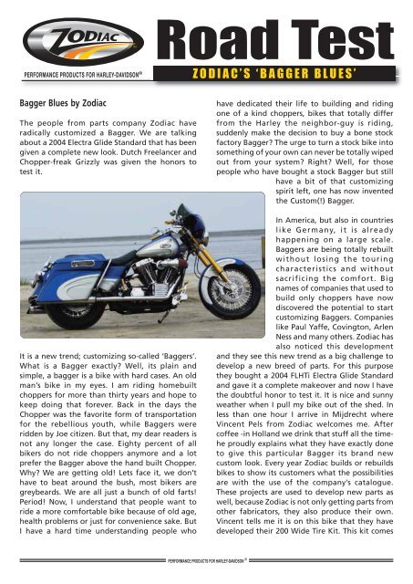 Roadtest Bagger Blues - Zodiac