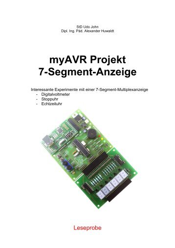 Leseprobe Projektheft-7-Segment-Anzeige - myAVR