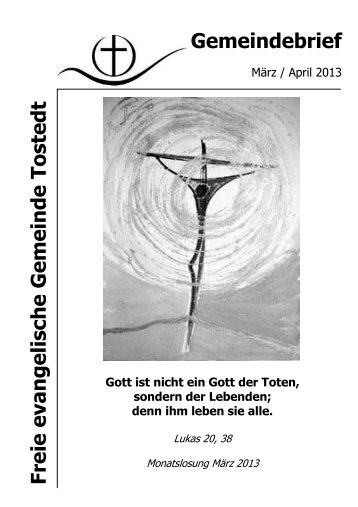 Gemeindebrief März / April 2013 - Freie evangelische Gemeinde ...