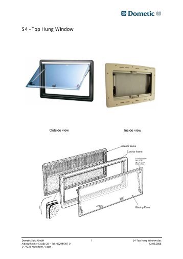 repair s4 top hung window - Leisure Spares