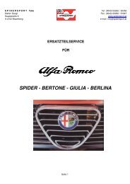 Alfa Romeo Inhaltsverzeichnis.pdf - Alfa - Fiat - Spidersport