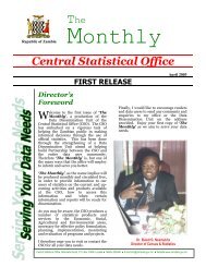 Vol 1 2003 The Monthly April.pdf - Central Statistical Office of Zambia