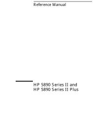 HP 5890 Series I and Series II Reference Manual (05890 ... - Ipes.us