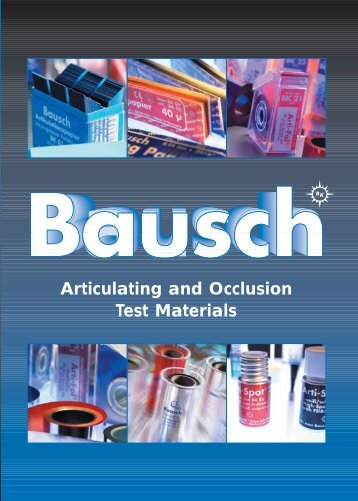 Bausch Articulating Papers - Janouch Dental