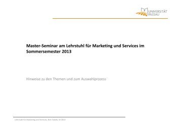 Master-Seminar am Lehrstuhl fÃƒÂ¼r Marketing und Services im ...
