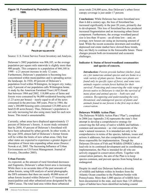 DFS Resource Assessment - Delaware Department of Agriculture