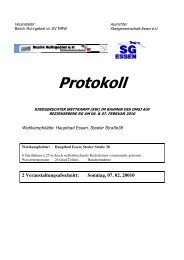 Protokoll KG Abschnitt 2 (PDF) - SG - Essen