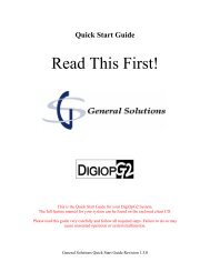 G2 Hardware Quick Start Guide - Digiop