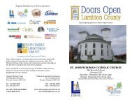 st. joseph roman catholic church - Doors Open Lambton County