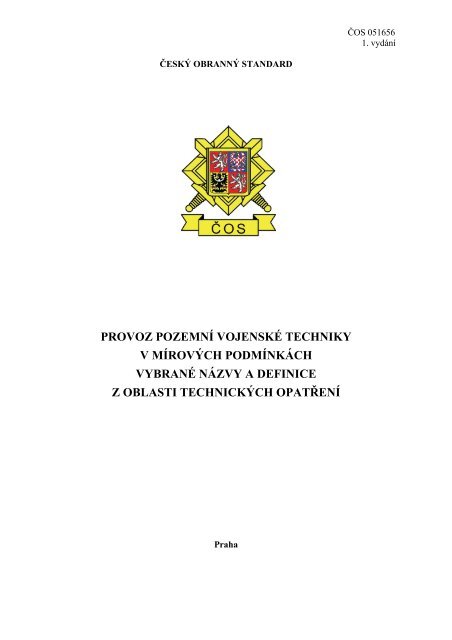 051656 - Odbor obrannÃ© standardizace - Ministerstvo obrany