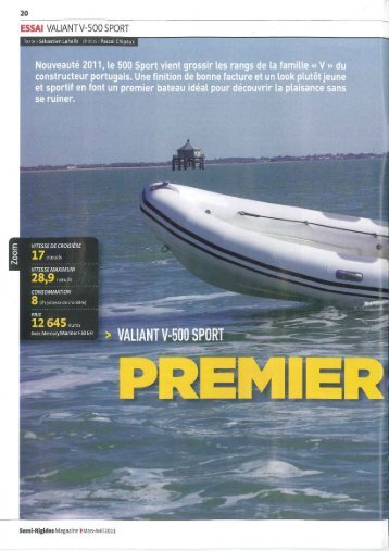 Valiant V-500 Sport-Premier bateau - Brunswick Marine