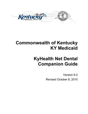 Commonwealth of Kentucky KY Medicaid KyHealth ... - Kymmis.com