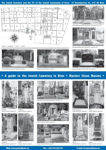 A guide to the Jewish Cemetery in Brno Masters Stone Masons