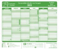 Klik hier voor de nieuwe gezinskalender in 2013. - Gemeente ...