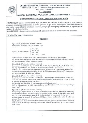 Examen Matemáticas aplicadas a las Ciencias Sociales ... - emes