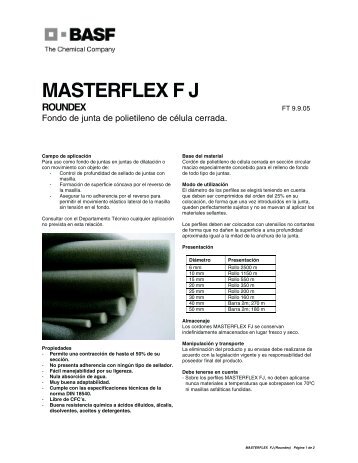 masterflex fj roundex