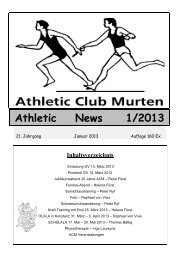 Athletic News 1/2013 - Acmurten.ch