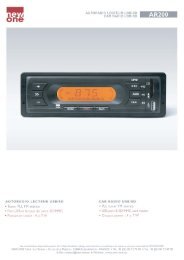 User Manual CAR RADIO CD/MP3 PLAYER WITH USB &amp; SD ...
