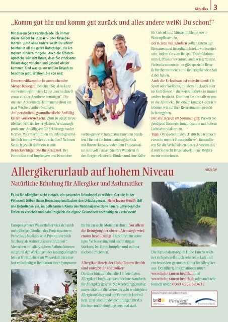 Klösterl-Journal Mai/Juni 2012 (PDF) - Klösterl-Apotheke