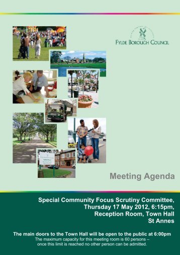 Meeting Agenda - Fylde Borough Council