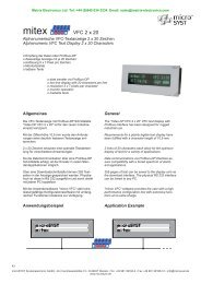 VFC 2 x 20 - Metrix Electronics Ltd
