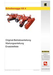 Scheibenegge HX 4 - Knoche Maschinenbau GmbH